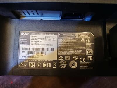 gaming monitor used like new 180hz السعر قابل للنقاش