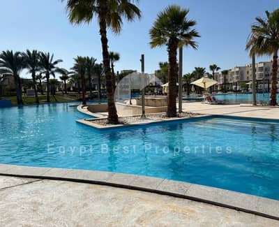 Chalet resale ready  to move fully furnished with AC’s 3 bedroom+garden at amwaj sidi abdelrahman north coast