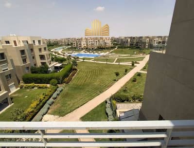 Furnished studio with a terrace of 200m in Palm Parks View, landscape, and swimming pools