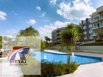 Apartment for sale, semi-finished, 165 sq m + 54 sq m garden, priced at EGP 9,700,000, in Galleria Moon Valley Compound, Fifth Settlement.