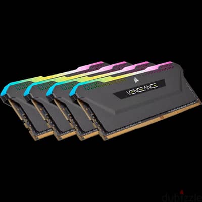 VENGEANCE RGB PRO SL 128GB (4x32GB) DDR4 DRAM Up To 3200MHz C16 Memory