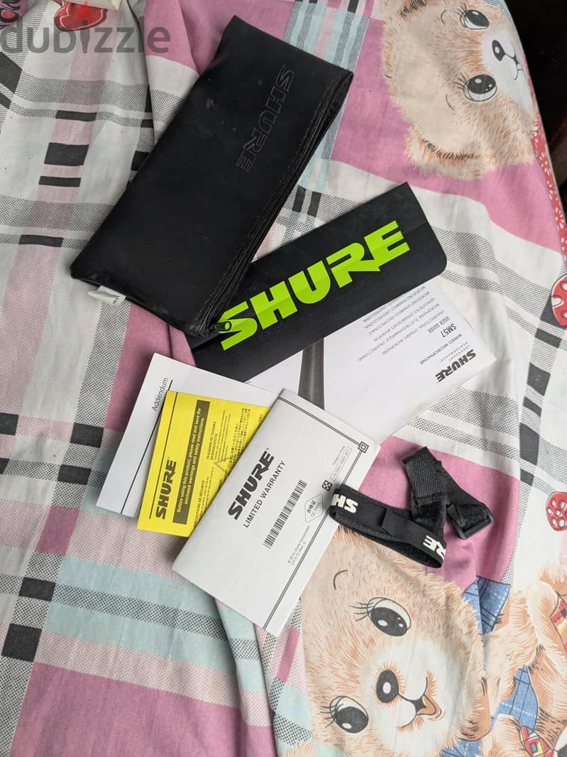 Shure sm57 dynamic microphone (instruments / vocals) 2