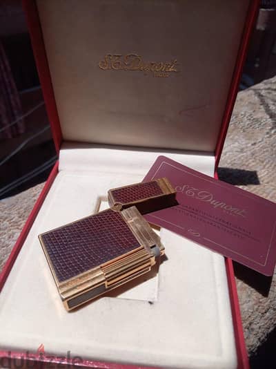 s. t dupont Gatsby lizard brown