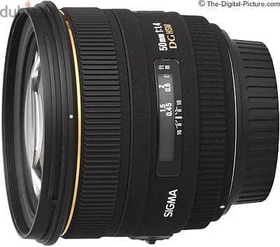 sigma 50mm f 1.4 ex dg hsm lens