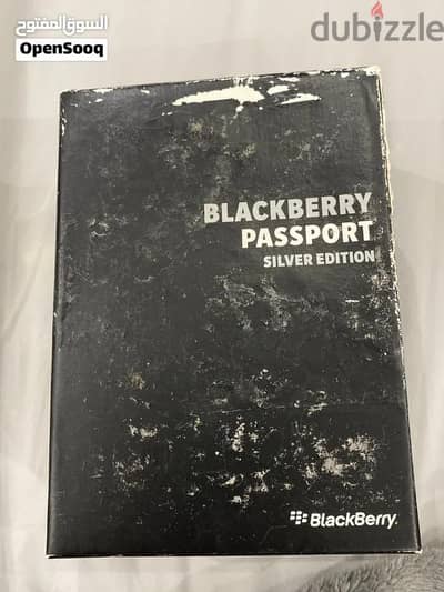 بلاك بيري Passport Silver Edition عربي – نادر جدًا + كرتونة وملحقات