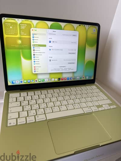Apple MacBook Neo 512g , 8 ram , yellow , b 100% , Warranty Aug 2027