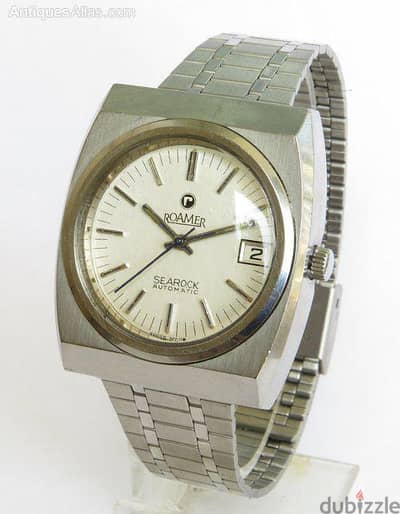 Roamer vintage automatic watch 1970s limited edition searock