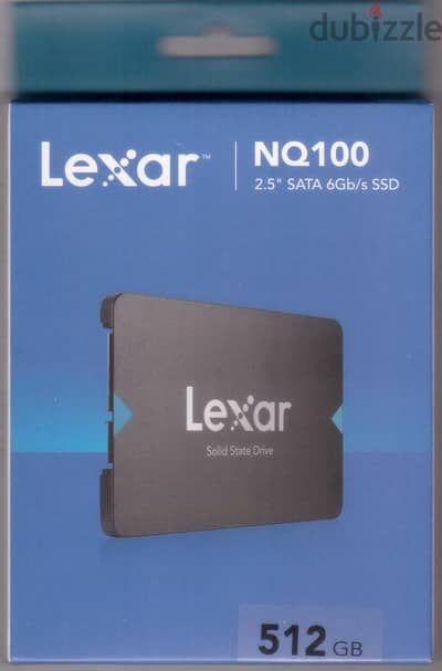 Hard Desk Lexar NQ100 512 GB SSD SATA (6Gb/s) – up to 550MB/s