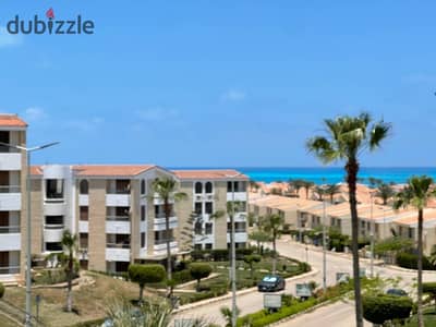 Available only starting from September 11 directly from the owner, a distinctive apartment in Diamond Beach village, Coast, kilometer 90, with a clear view of the sea, 3 bedrooms and 2 bathrooms. Details in the description.
