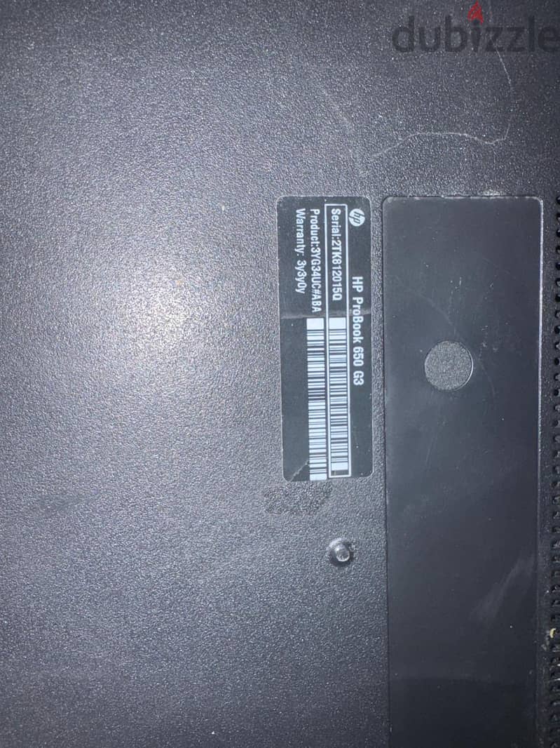 Hp pro book 650 g3 2