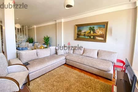 ركنة مودرن كبيرة بحالة جيدة جداً (3 كنبات + كرسي فوتيه) | Modern Sofa