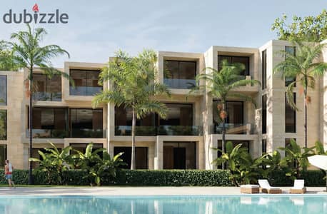 Finished townhouse villa, sea view for sale in Days Alamein North Coast