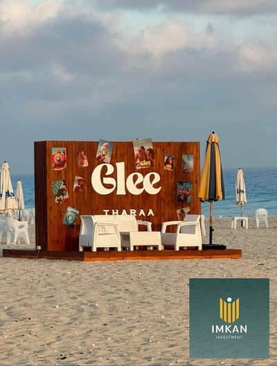 Chalet 120m finished with air conditioning, full sea view panorama, a masterpiece at kilometer 58 directly on the beach in the North Coast village of Glee.