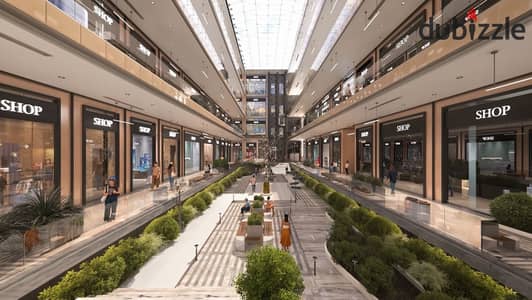 For Sale | Commercial Shop – 18 sqm | Taj Tower 2, New Administrative Capital Prime commercial shop directly opposite the Iconic Tower, with only a 5