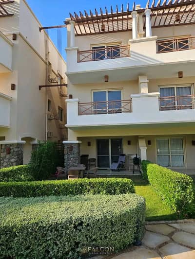 Chalet for sale, immediate delivery (ground floor with garden, ready for viewing) in Ain Sokhna, next to Porto Sokhna and Mountain View