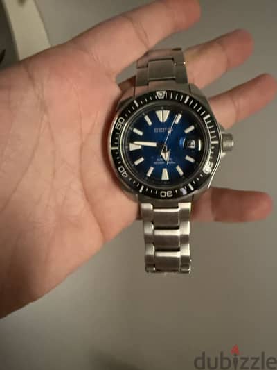 SEIKO Men's Hand Watch PROSPEX Stainless Band, Blue Dial SRPE33J1