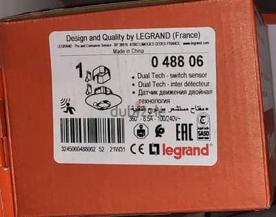 Legrand 0 488 06 – Dual Tech Motion Sensor حساس حركة Legrand أصلي