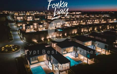 2-bedroom chalet for sale with a direct lagoon view in FOUKA North Coast 5% down payment