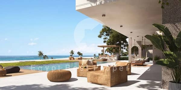 LAST VILLA SEA VIEW FOR SALE IN THE MED RAS EL HEKMA HIKMA WITH OLD PRICE WITH ONLY 5% DOWN PAYMEN IN NORTH COAST !