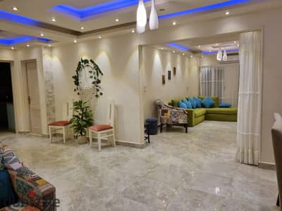 Furnished apartment for rent in Madinaty B1, extra super deluxe finishing, close to services