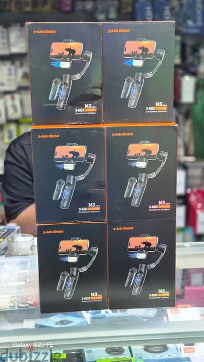 استاند مانع اهتزاز M3 AI pro (3-Axis Smartphone Stabilizer)،
