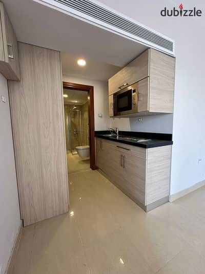 SODIC Katameya Plaza Studio | Semi-Furnished | Fully Equipped Kitchen | ACs | Open Bedroom | Dressing Room