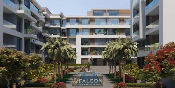 Apartment for sale, area of ​​166 square meters (3 rooms), landscape view & lagoons in La Vista El Patio Sola Compound in front of Madinaty - Shorouk