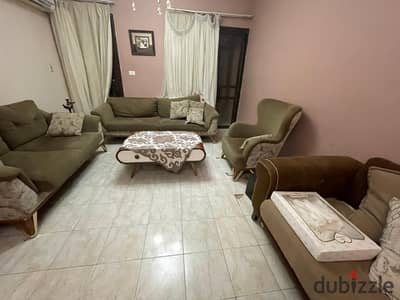 Apartment for rent in Al Rehab City, 127 sq m, wide garden view, prime location near Gate 19