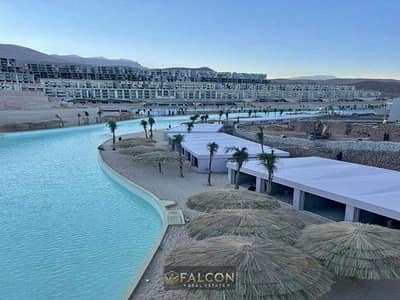lagoon view finished garden chalet for sale ilmont elgalala ain elsokhna near porto and lavista 6 and azha and blue blue
