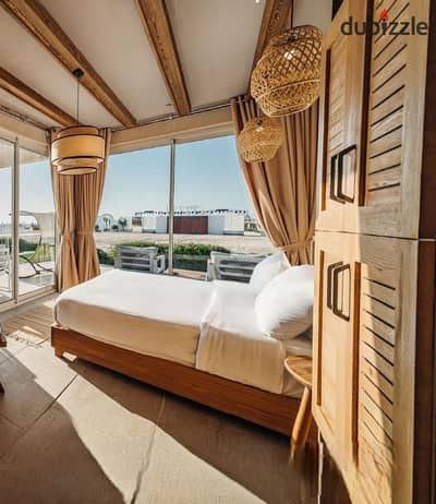 Fully Finished Chalet Sea View for Sale  in a Prime Location at Direction White Ras El Hekma, North Coast