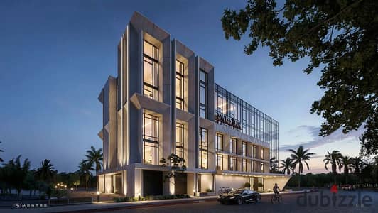 Writing  84 sqm apartment for sale in Montro Residence, Sheikh Zayed. 1% down payment, installments up to 10 years. A prime investment opportunity.