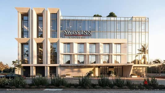 Own a Swiss Inn-managed hotel apartment with USD returns in a prime location next to Sphinx Airport. 10% down payment & 10-year installments.