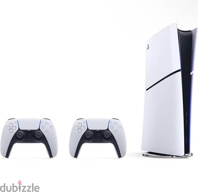Ps5 slim uae version with 2 controllers