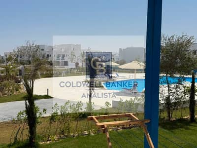Ground Chalet for Sale in Mountain View Ras El Hikma | Private Garden | Pool View