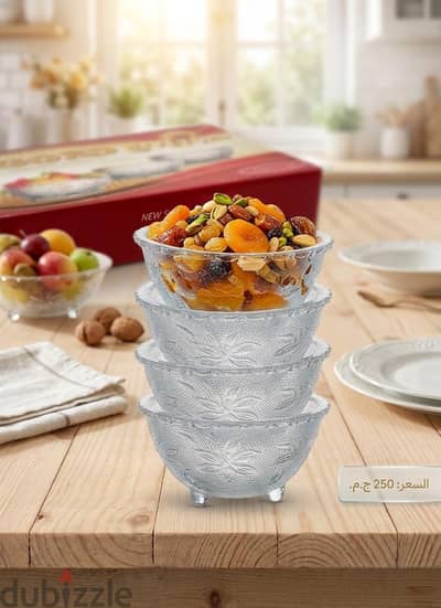 طقم فروت سالاد 6 قطع جديد