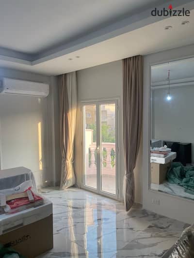 Apartment for sale fully finished at south of academy new cairo . Prime location at north 90th street & near to cairo festival city & all facilities.