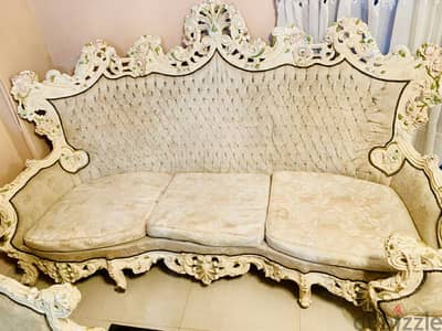 صالون كلاسيك فاخر للبيع – ترابيزة رخام – حالة جيدة