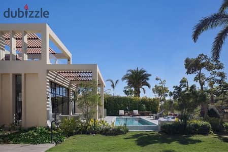 لوكيشين مميز فيلا استاندالون 3 طوابق Fully finished + private pool بالتقسيط او خصم 64 % فوري للبيع علي طريق السويس مباشرة بجوار سوديك ايست و الجمال
