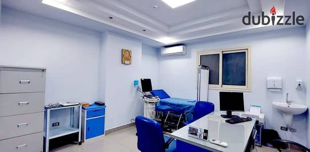 Now view a fully finished medical clinic in the most upscale location in the Fifth Settlement, near the Air Force Hospital minutes from Waterway