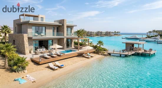 فيلا stanalone مع Private Pool على بعد 300 متر من بحر راس الحكمه أفضل فرصه للاستثمار فى ازها الساحل الشمالى بجوار واترواى مدن و سمر كالى كوست فوكا باى