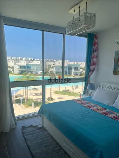 First row chalet on Crystal Lagoon Beit El Bahr Enjoy a unique summer experience on Sidi Heneish beach next to Hacienda Hyde Park and Modon