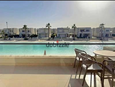 بمليون فقط هتمتلك فيلا 3 غرف Double Heights دايركت ع اللاجون بفيو بانورامى للبحر من الدور الأرضى تشطيب فندقى سولارى راس الحكمه بجوار فوكا باى لافيستا