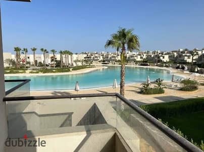 Direct sea view of Ras El Hekma fully finished two-bedroom chalet directly on the lagoon near Yod and Naya Bay minutes from La Vista and Salt