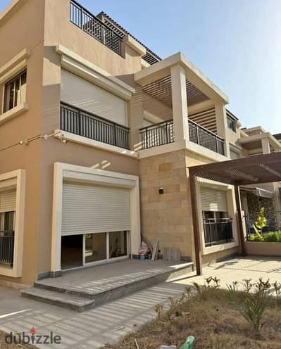 Last villa ready for viewing in Taj City for sale at a bargain price opposite the Marriott Hotel and near Fifth Settlement and AUC on the Suez Road