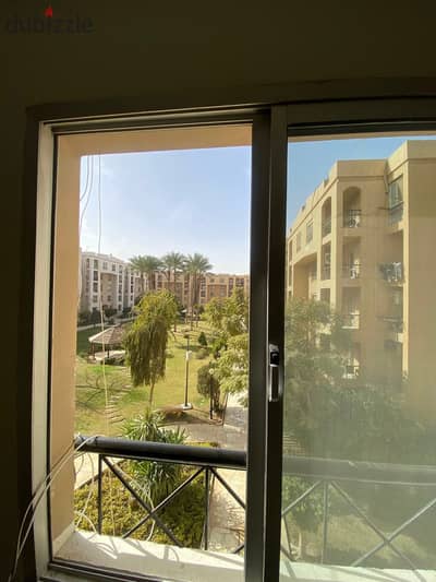 Apartment with a distinctive garden view for sale with a special discount near Al Rehab and Mountain View Hyde Park and minutes from Madinaty