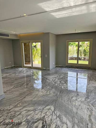 For sale at half price, opposite Open Air Madinaty a 5-bedroom villa with a front view from all rooms in Sarai minutes from Creek Town Al Burouj