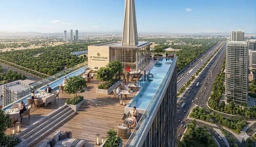 Restaurant for sale 15 years installment in the strongest area for operation and investment directly in front of the iconic tower with a panoramic view in Taj Tower in the administrative capital minutes from downtown
