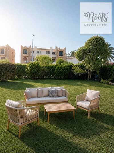 For Sale Ground Chalet with Garden, Landscape View, Ready to Move, Fully Furnished with AC/s and Home Appliances, Open View in Marina 6 - North Coast
