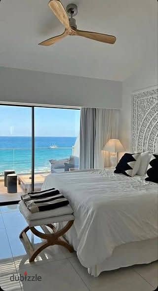 شالية fully seaview علي بعد 200 م من البحر و بخصم 30 % لفترة محدودة تشطييب كامل مع التيكفات والمطبخ بالتقسيط للبيع بالقرب من ابراج العلمين و مراسي