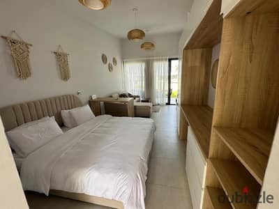 Lagoon front chalet fully finished with ACs 9 year installments Prime investment in Ras El Hekma near Modon La Vista Koun Zahra Playa and Seashell